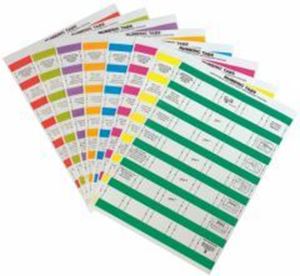 Picture of Tidy Files 015009 Light Yellow Alpha Labels