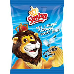 Picture of Simba Salt and Vinegar Chips 125g